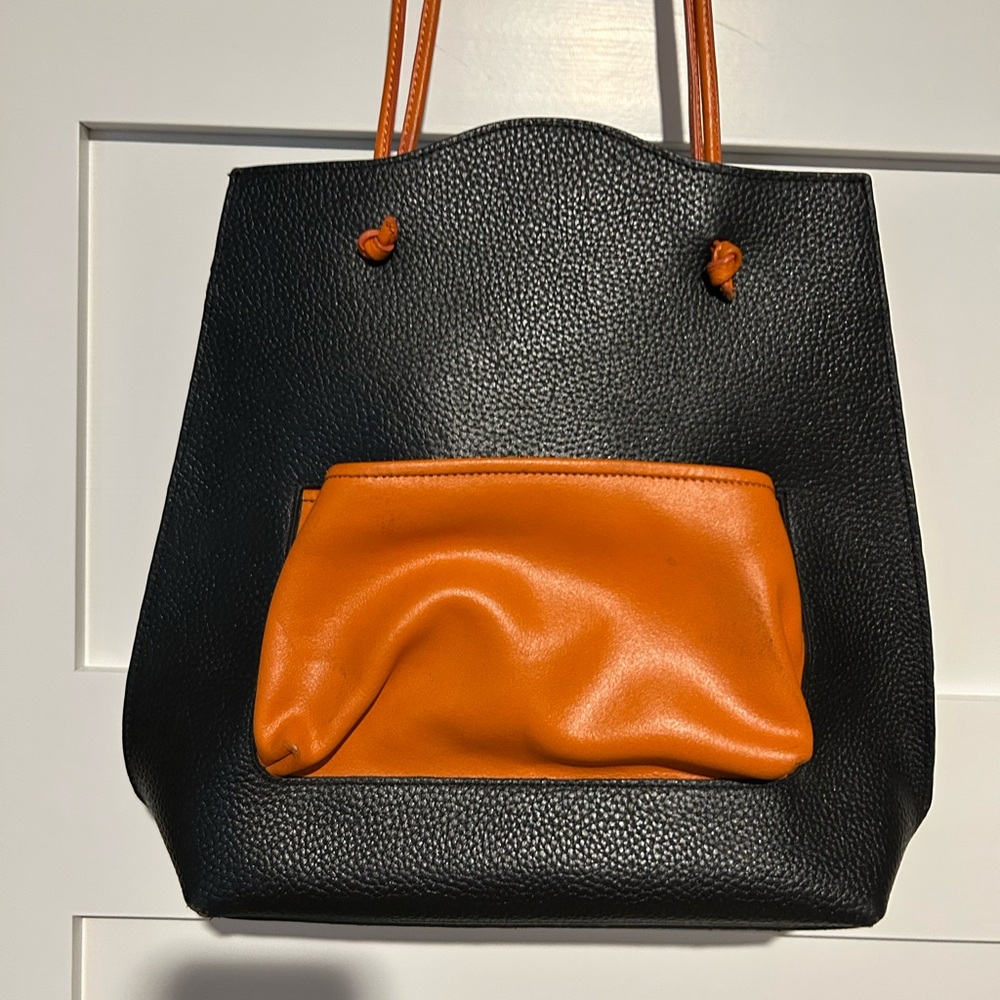 Cleo & Patek Italy Leather convertible backpack/ shoulder bag